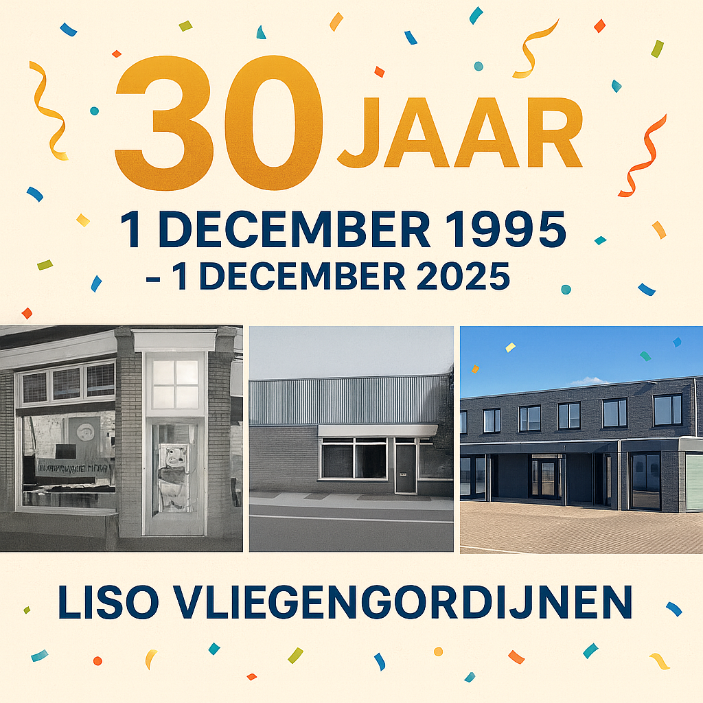 30 jaar Liso® vliegengordijnen, 1995 tot 2025