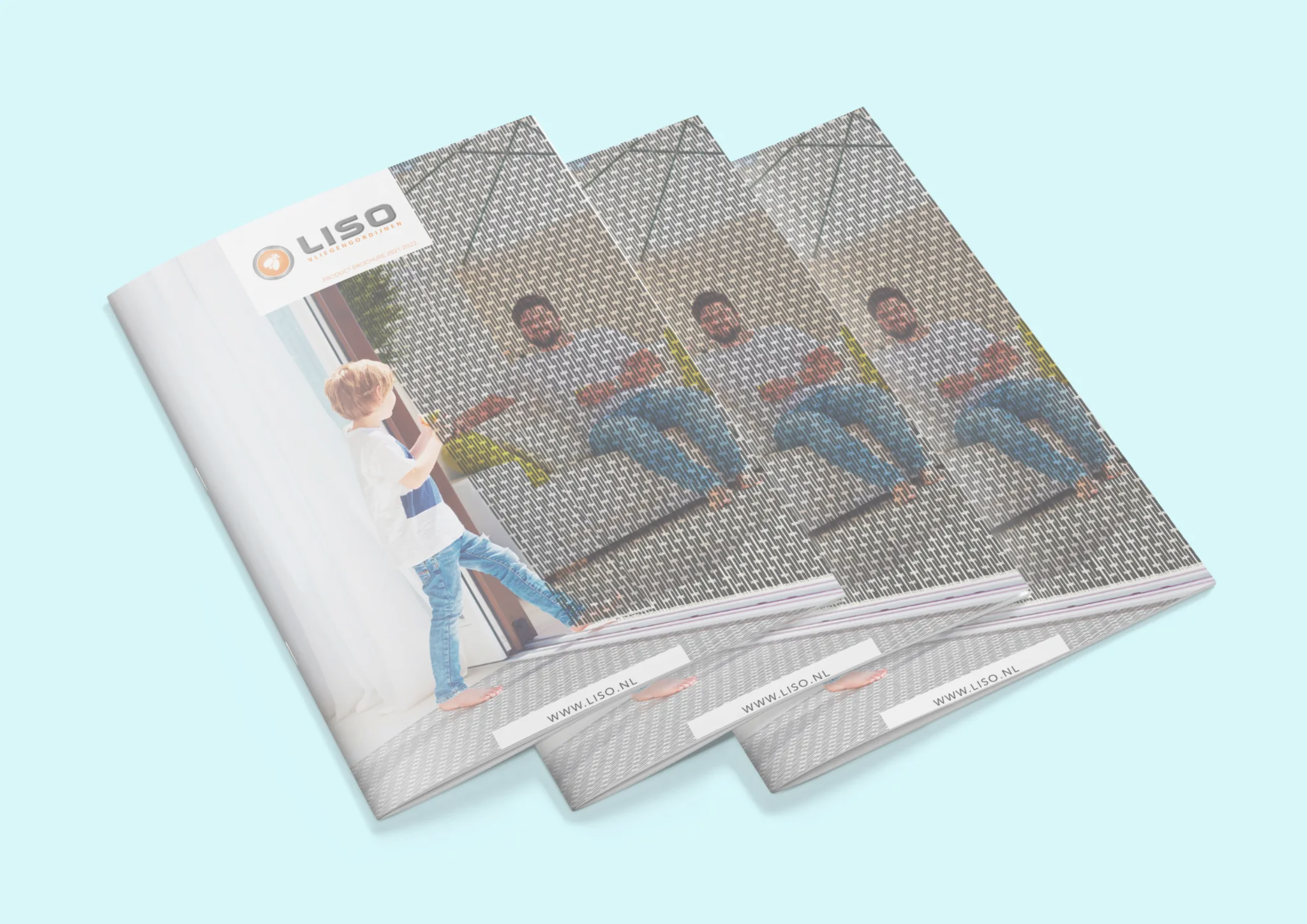 Liso brochures met vliegengordijnen