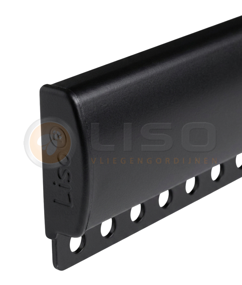 Originele Luxe Liso® Rail in RAL 9011 Schwarz